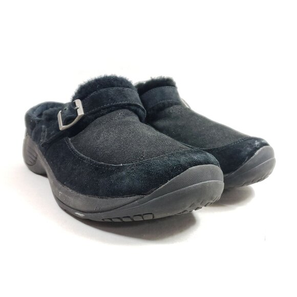 Merrell Encore Womens Size 10 Buckle Puff Black Mules - Picture 1 of 9